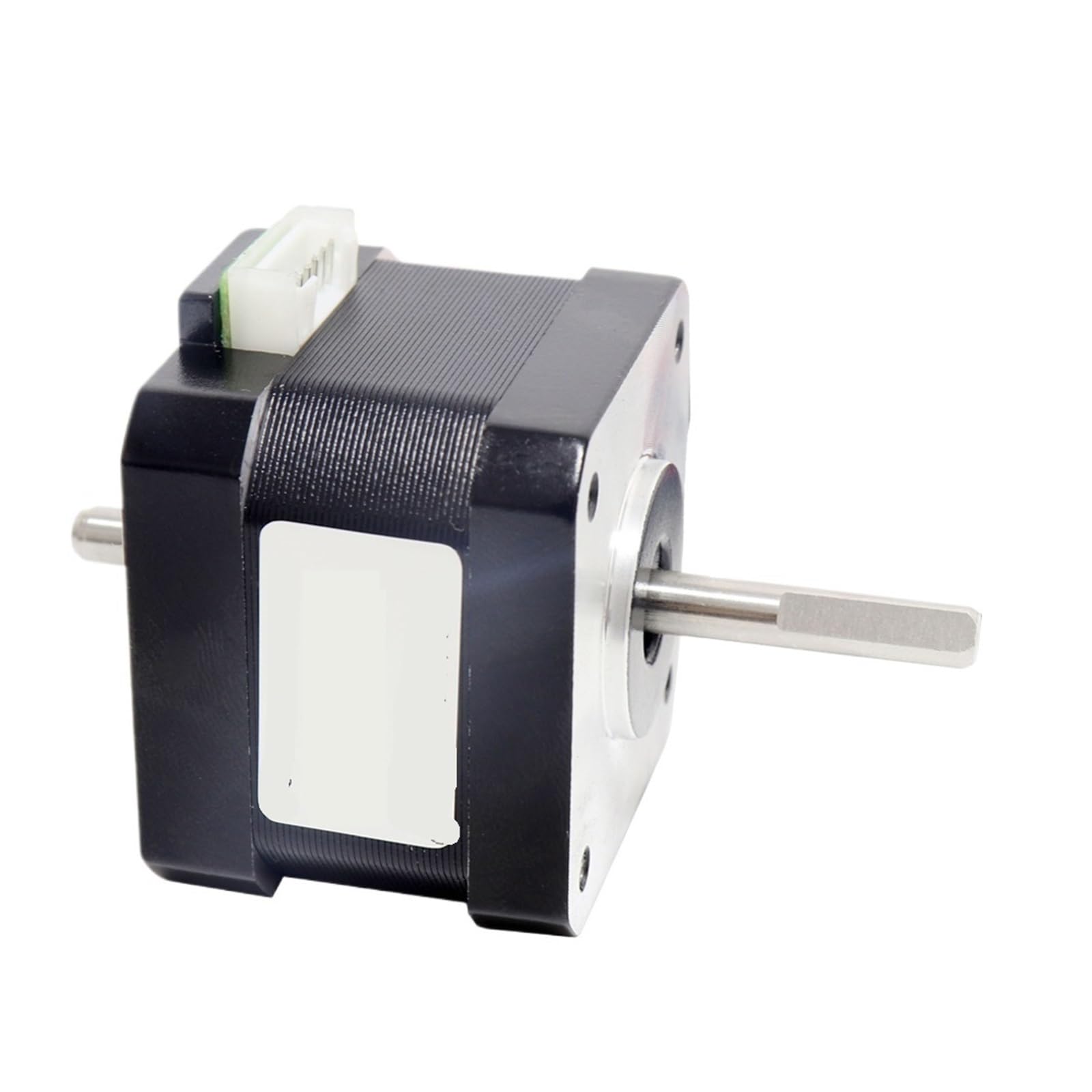 EKFBQBGW 17HS3401S-SZ_1PCS NEMA17 Double shaft electronic starter 4-lead 42BYGH34 1.3A 28N.cm two bearing electronic starter