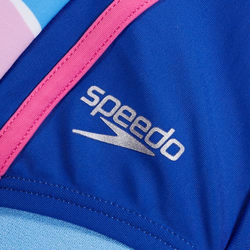 Image of Speedo Girls Printed Sport Splice