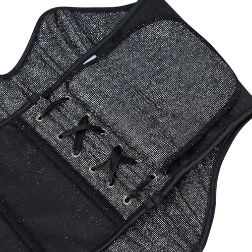 Imprimé floral gothique pour ce corset victorien à laçage ajustable