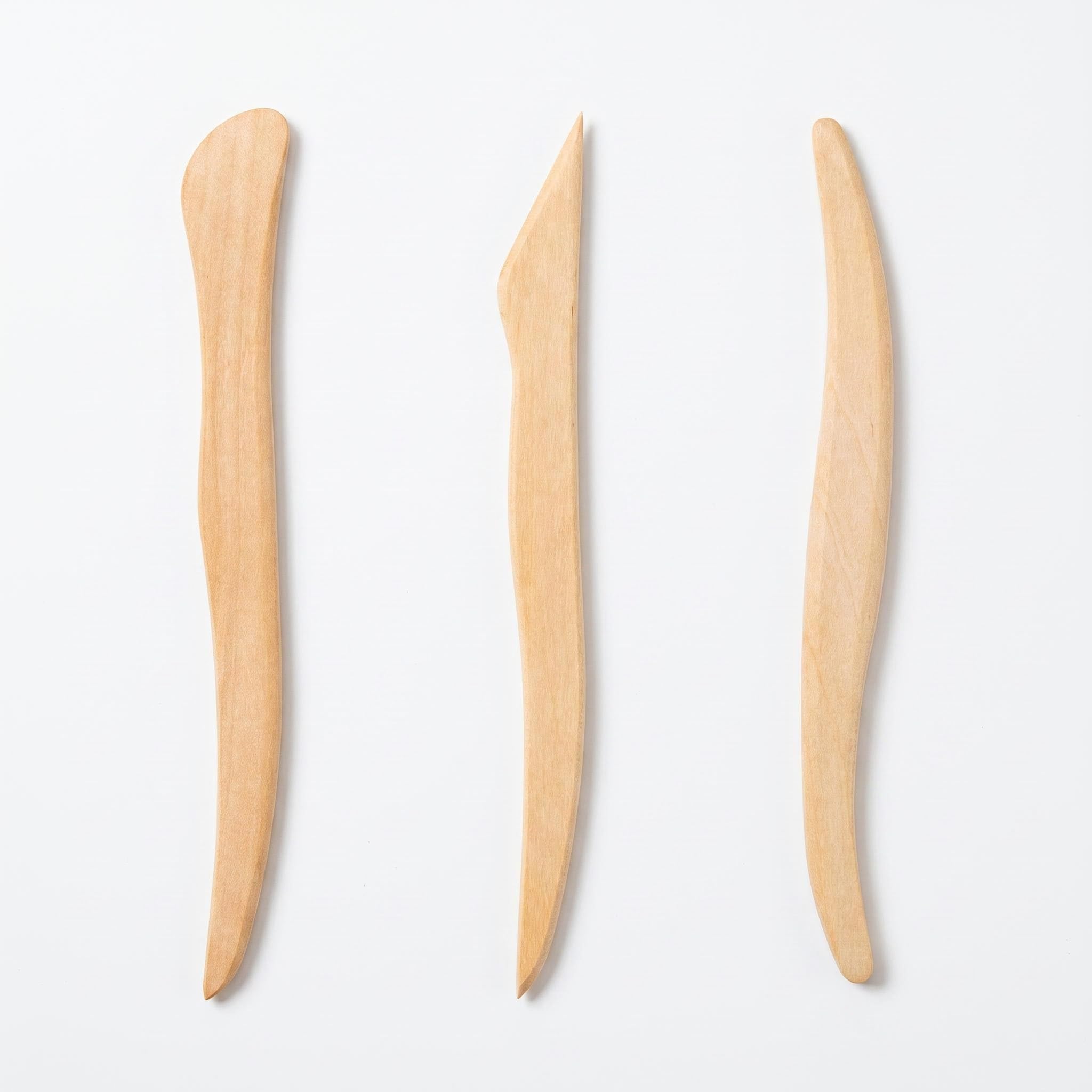 3 Pcs Wood Point Turner Set, Assorted Shapes Sewing Seam Marker, Crease Maker for Quilting and Patchwork, Wooden Crafting Tools for Corners and Folds