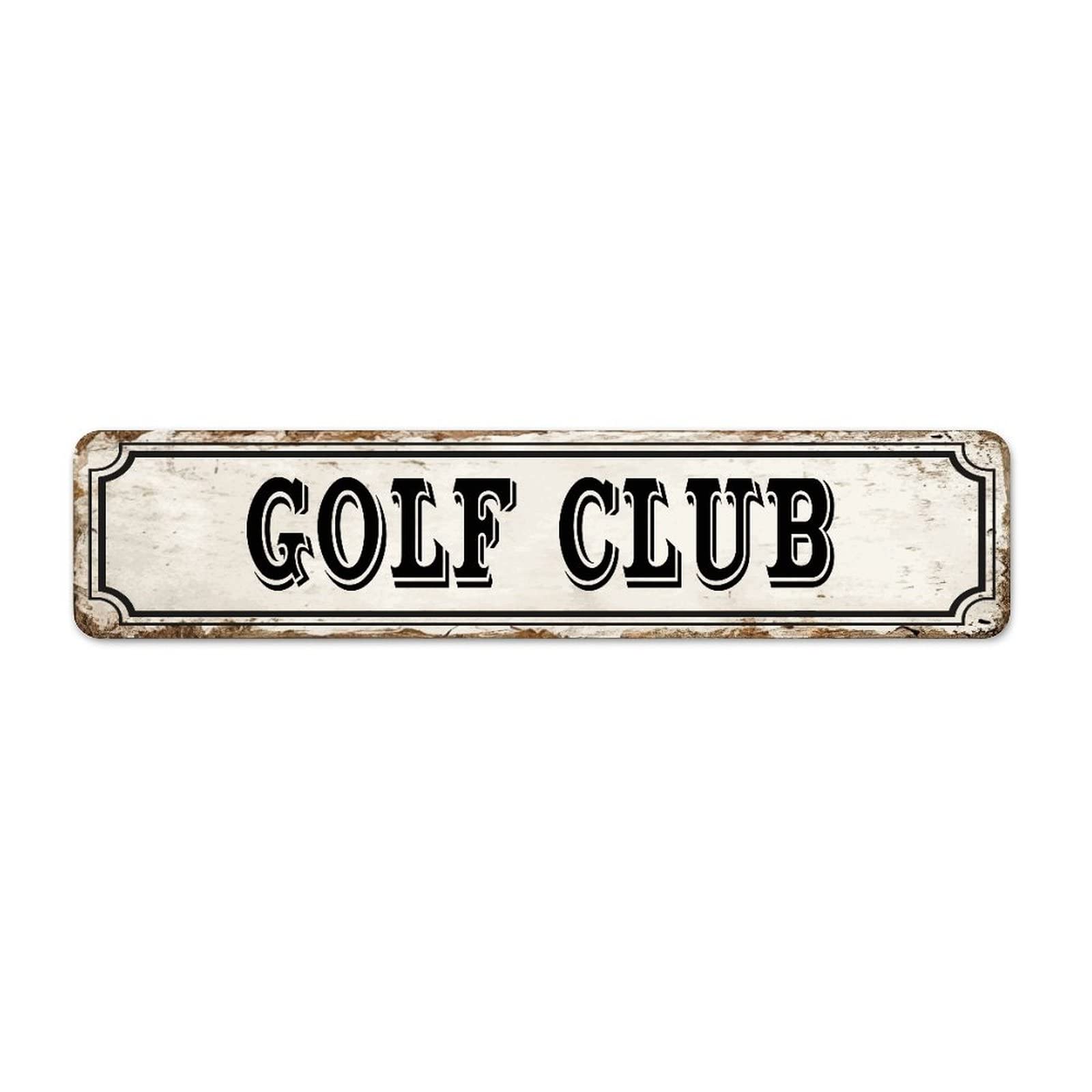 Golf Club Custom Street Signs Metal Golf Club Signs Golf Club Aluminum Metal Sign Golf Club Owner Gift Rustic Wall Art Farmhouse Decorative Sign Wall Decor For Bedroom Cafe Bar Office Garage