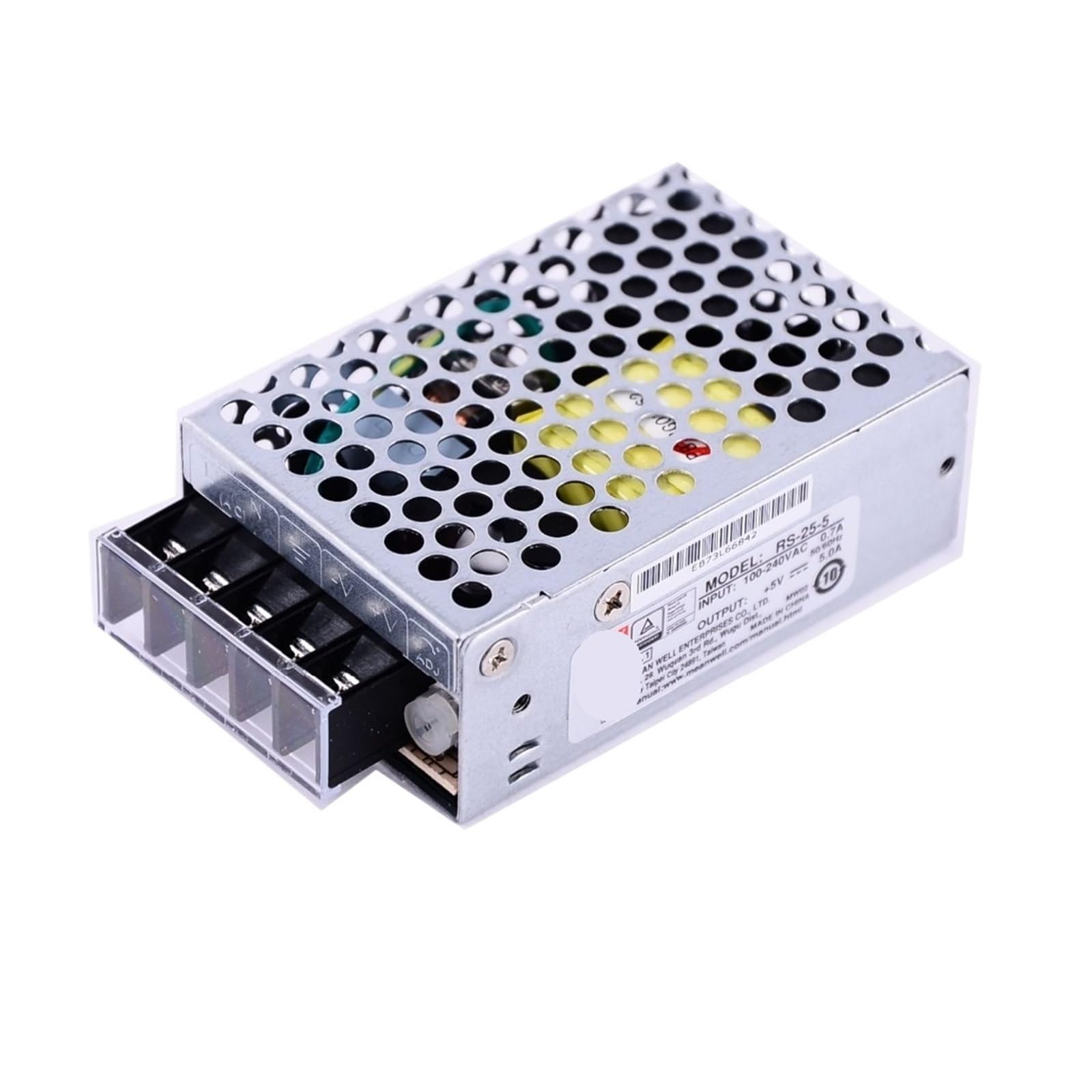 BRODEFUP 5V 5A 25W Switch Power Supply RS-25-5 300VAC input surge