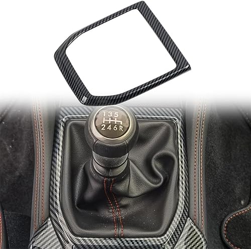 Miniatura 1 de Para Subaru WRX VB MT 2022 2023 Accesorios de coche Interior de la cubierta del panel de cambio de marchas Decoración Trim ABS Fibra de carbono