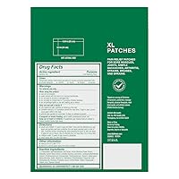 Vista 2 de Biofreeze XL Parche de Alivio del Dolor, Parches de Mentol para Alivio del Dolor de Espalda Baja, Parches XL Ideales para Espalda y Hombro, Tela