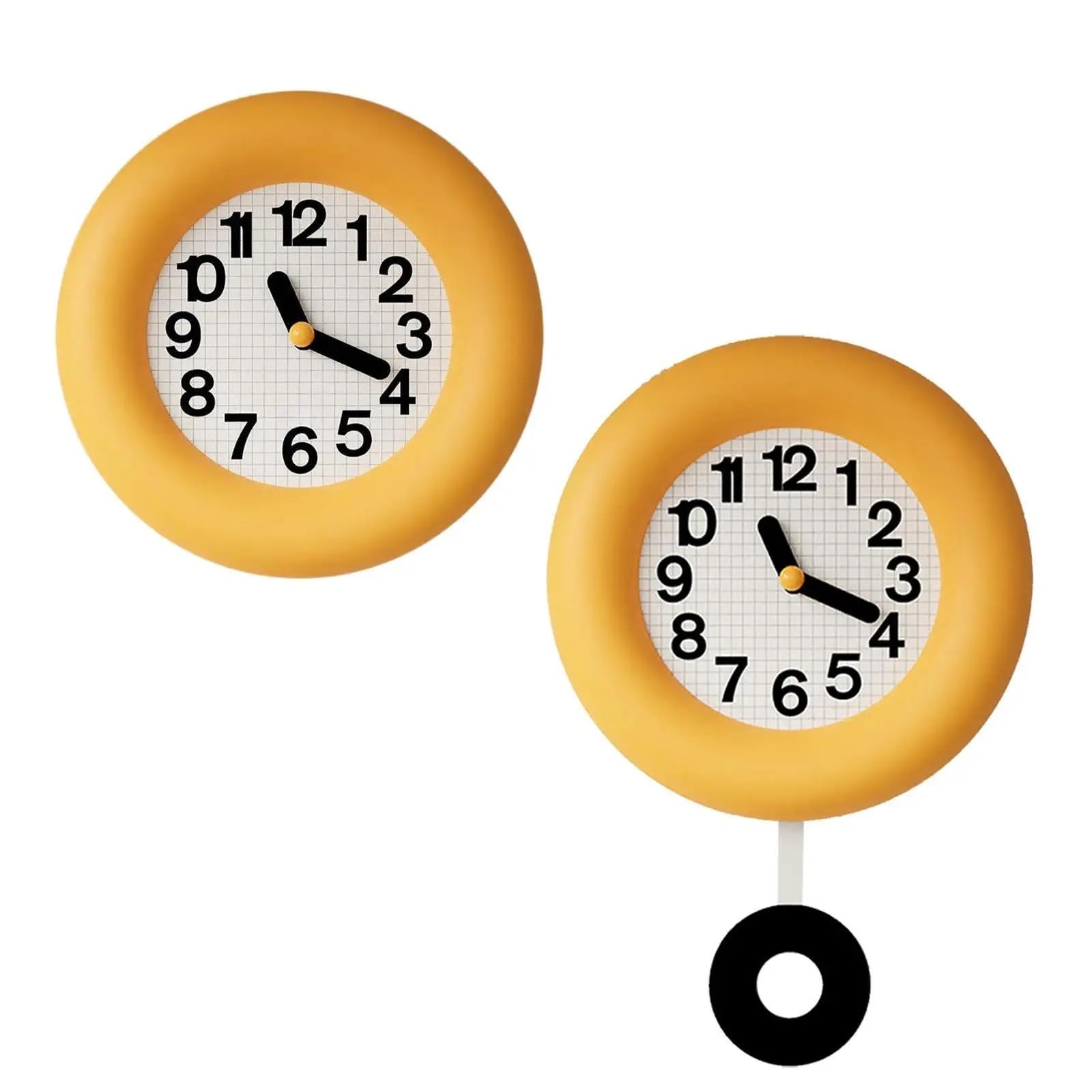 Orologio Da Bagno Orologio da parete silenzioso, sospeso, decorativo, senza ticchettio, for il bancone del negozio