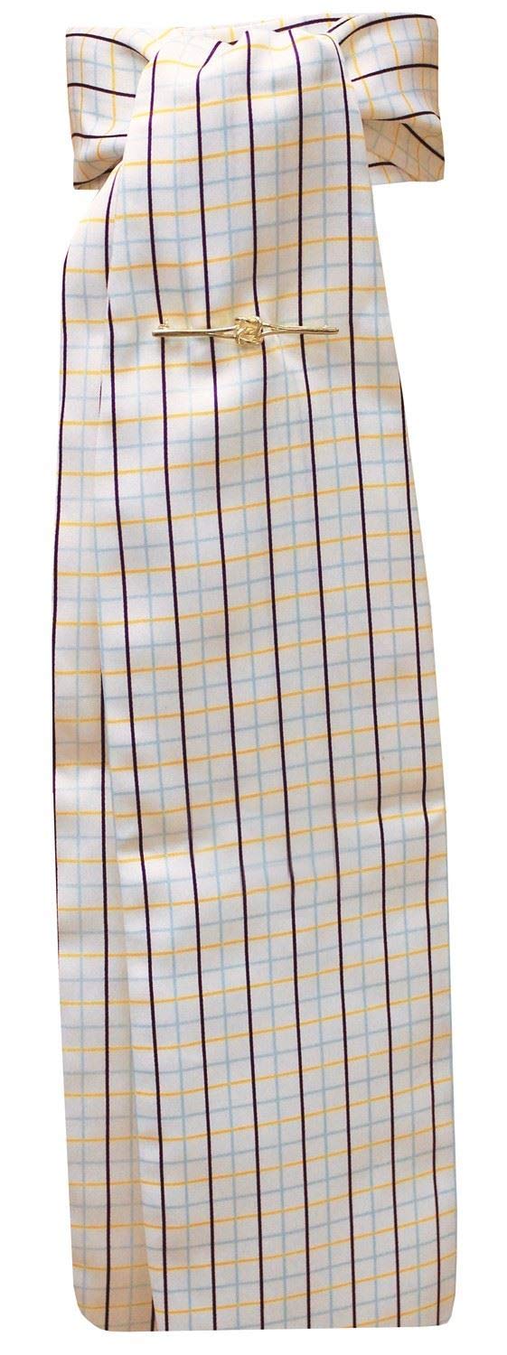 Equetech White Plaid Junior Checked Stock Tie – White Check Plaid Equestrian Stock Tie For Children’s Riding & Competitions