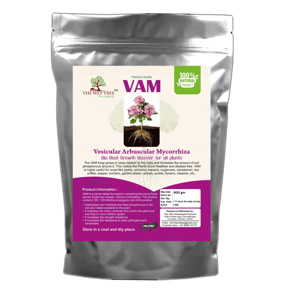 THE WET TREE VAM (Vesicular Arbuscular Mycorrhiza) Root Growth Booster & Essential Fertilizer for all Plants (1800) (B0CCH2PKD9) Amazon Price History, Amazon Price Tracker
