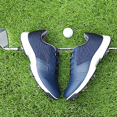 Image of Waterproof Professional Golf Shoes Men Spikes Golf Sneakers Male Outdoor Anti Slip Walking Footwears