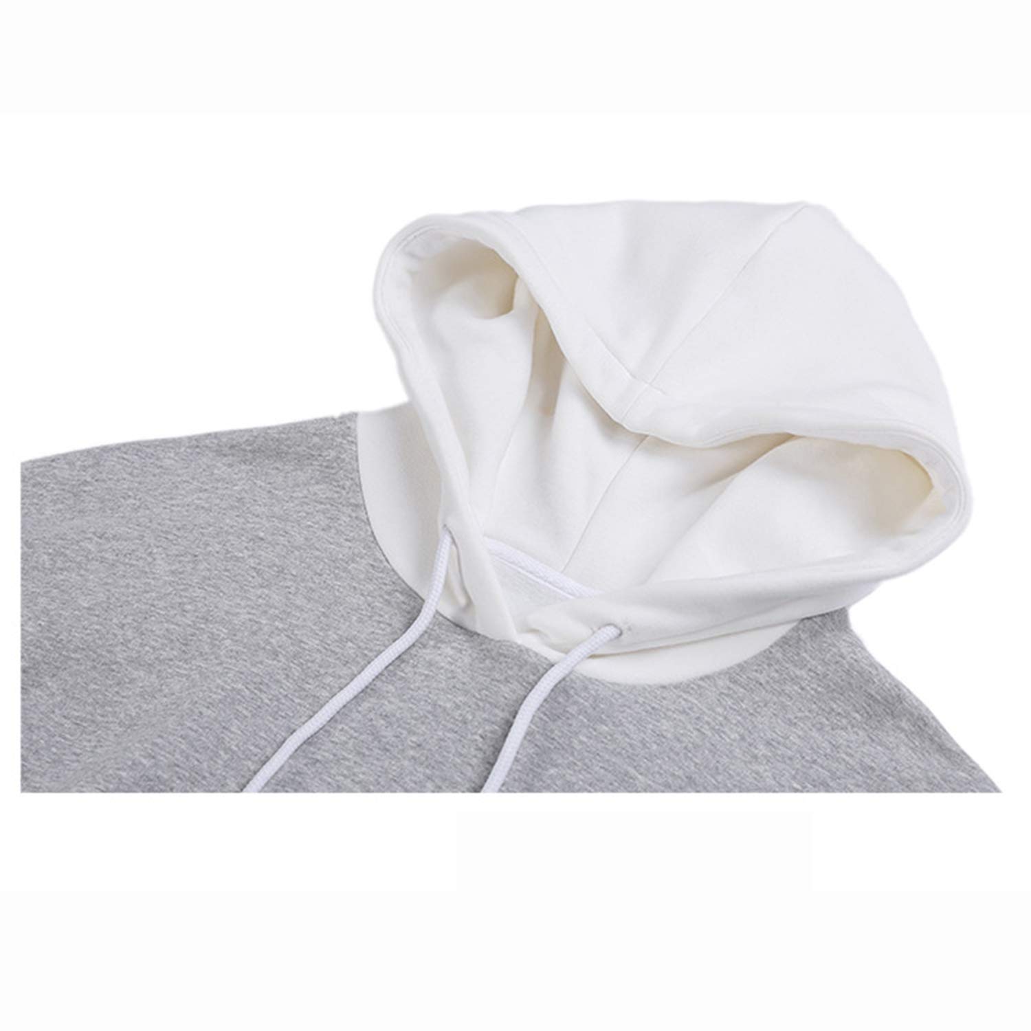 Felpa con Cappuccio Stampata in Cotone per Bambina, Giacca con Rivestimento in Tinta Unita di Colore Moda, Felpe in Pile