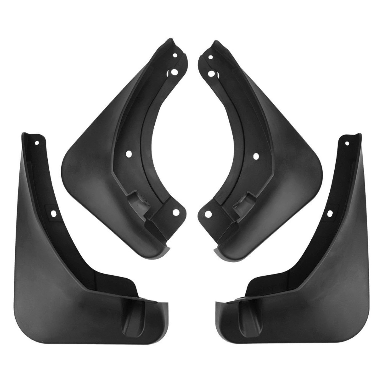 CDQSB 4 Pcs Car Mud Flaps for Geely icon 2020-2024, Front Rear Fenders Splashproof Splash Guards Mudflaps Protects Accessories