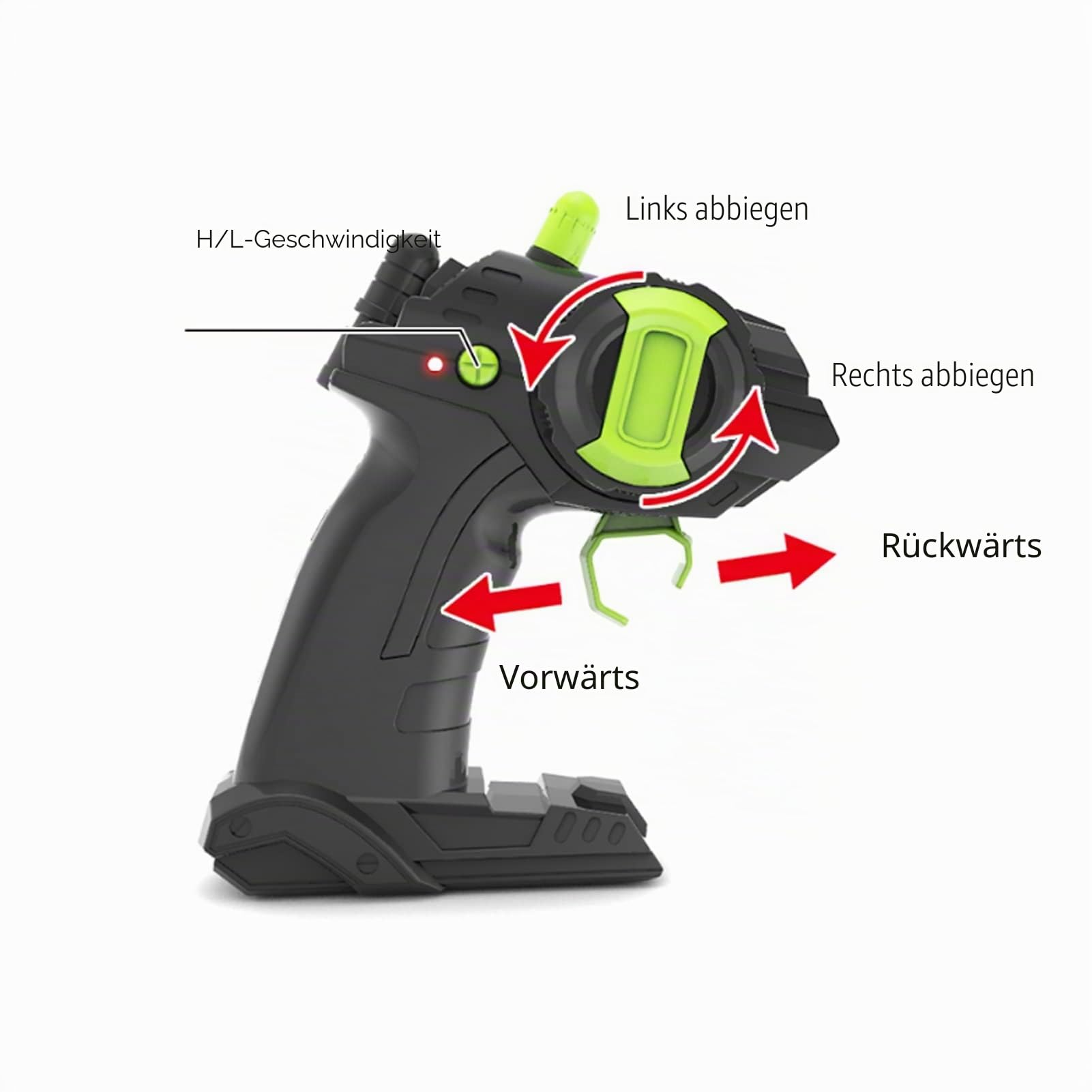 BuyWeek Ferngesteuertes Boot, 2,4 GHz 4 Kanal Doppelmotor RC Rennboot 30 Km/H Hochgeschwindigkeit Wasserdicht Motorboot Ferngesteuert für über 14 Jahre Kinder Erwaschene (Rot)