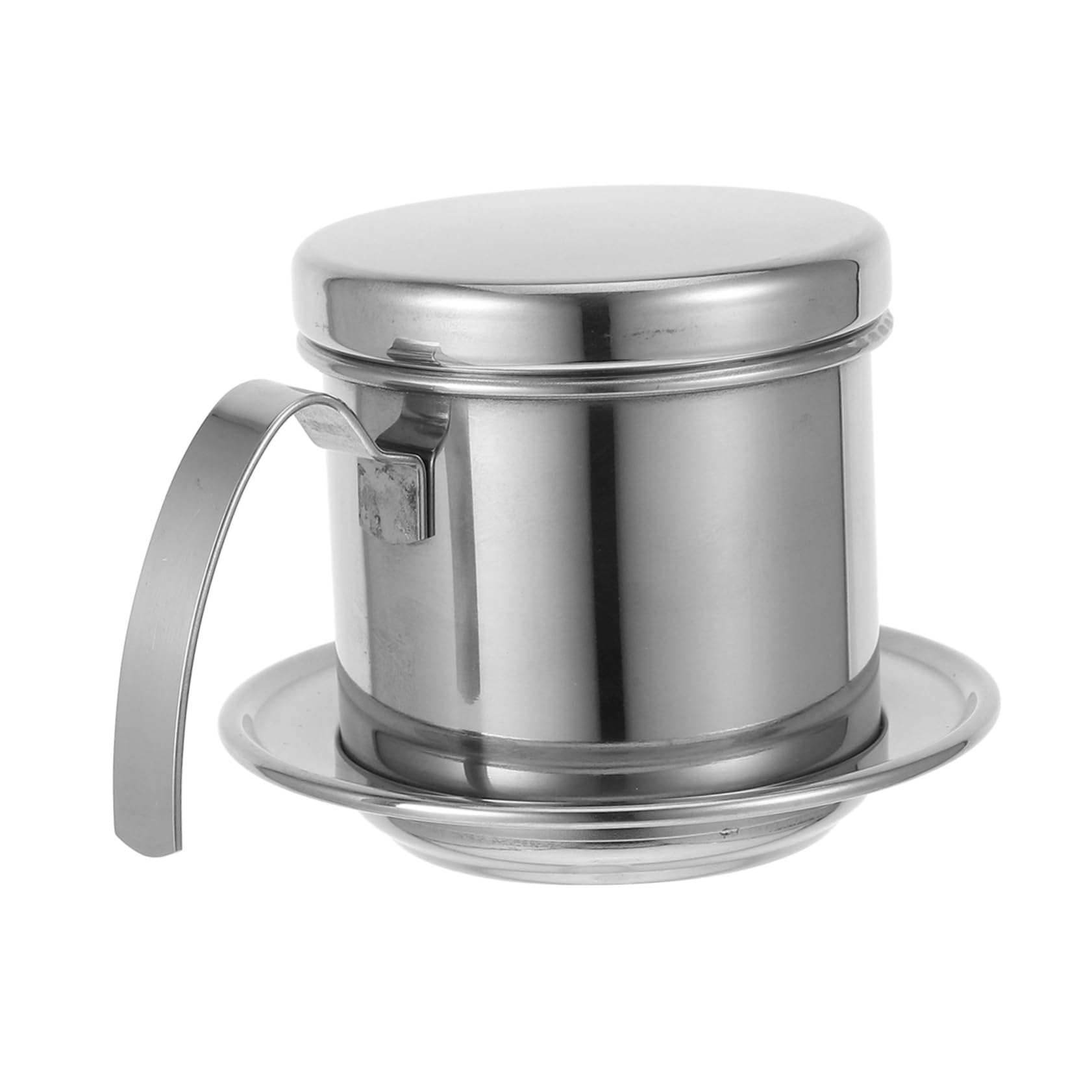 Cabilock Vietnamese Style Coffee Drip Pot Single Serve Brewer Reusable Filter Drip Coffee Maker Kitchen Office Use