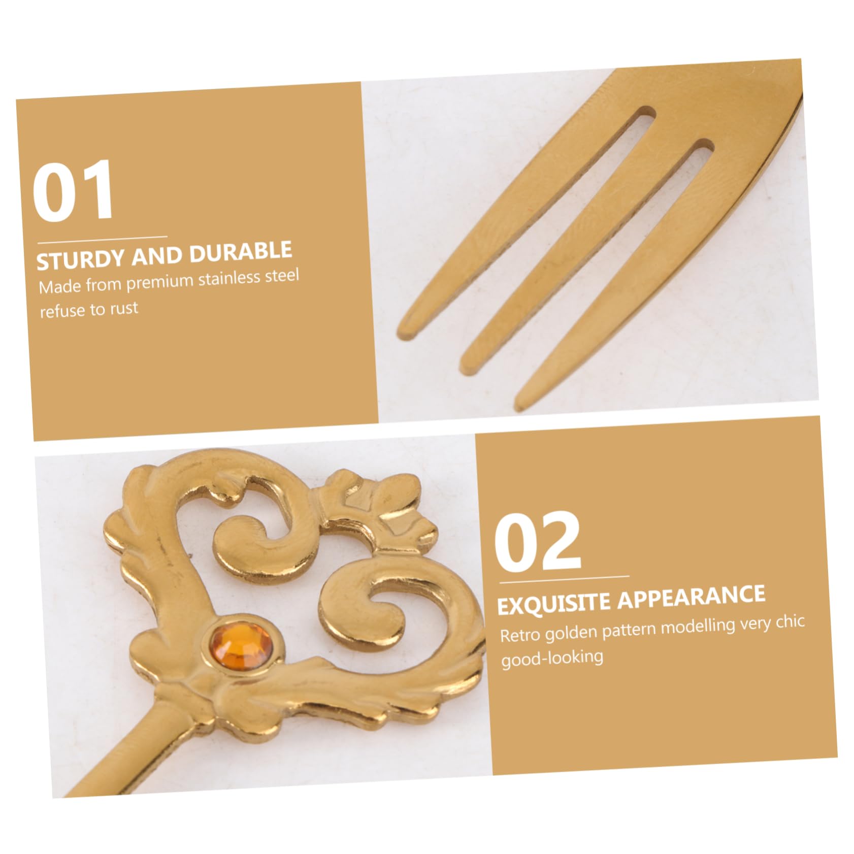 NAMOARLY 1Pc Creative Fruit Fork for Parties Weddings Unique Present Idea Modern Design for Desserts Cocktails