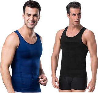 GuriDo Sculptcore – Men's Body Shaper, Sculptcore Mens Slimming Shirt Compression Vest, Sculptcore Men's Shapewear Vest, Ionic Shaping Shirt Slimming Workout Tank Tops