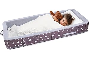 Mooedcoe Toddler Folding Floor Cot - Perfect for Travel and Sweet Dreams