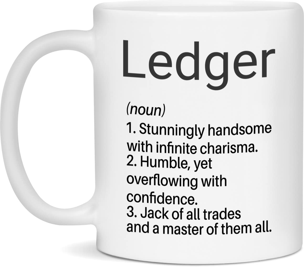 Amazon.com: Ledger Name Definition Mug, Personalized Name Noun Mugs, Custom  Name Cups, Name Meaning Coffee Mug, Name Mugs Gifts For Family/Friends,  Name Tea Cup 11oz - White : Home & Kitchen