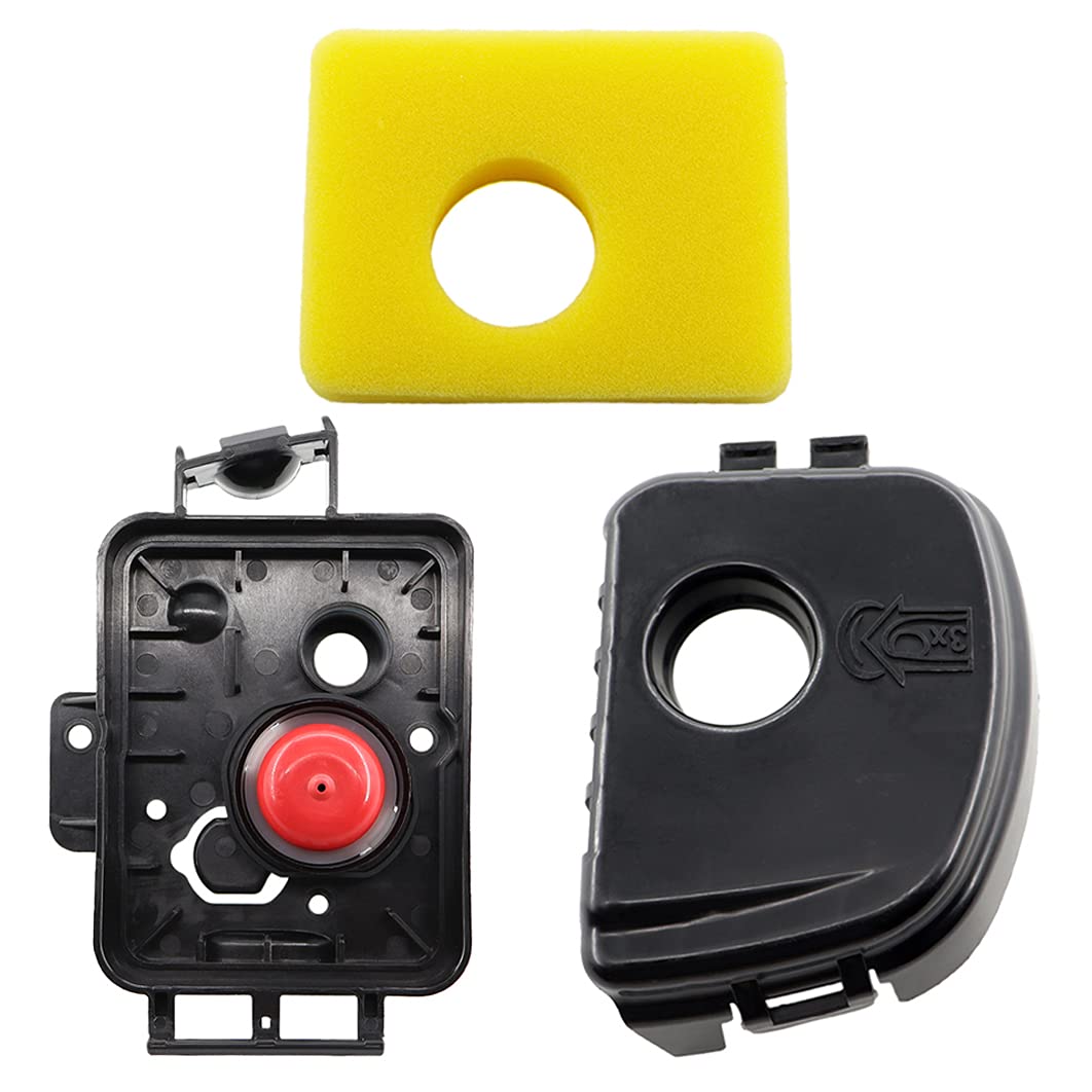 REEMO - Set di filtri dell'aria per motore Briggs & Stratton 300E, 450E, 500E, 550E, 575EX, 08P500, 09P600, 09P700 # 595663 595660 799579