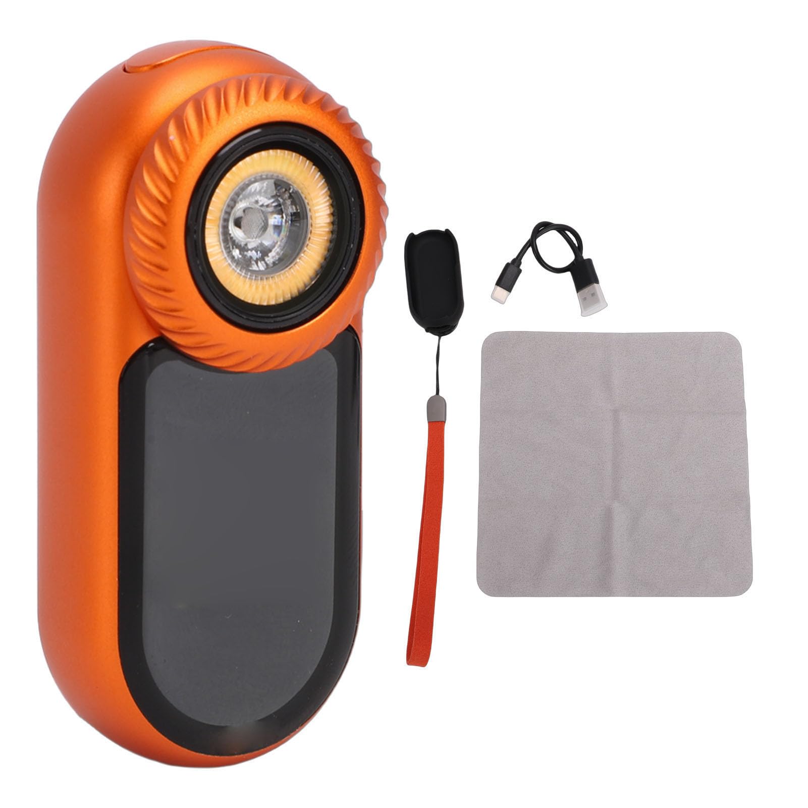 Cuifati Linterna LED RGB de 400 Lúmenes, con Juegos Interactivos y Reflector CRI 90, EDC Recargable para Entusiastas de la Tecnología