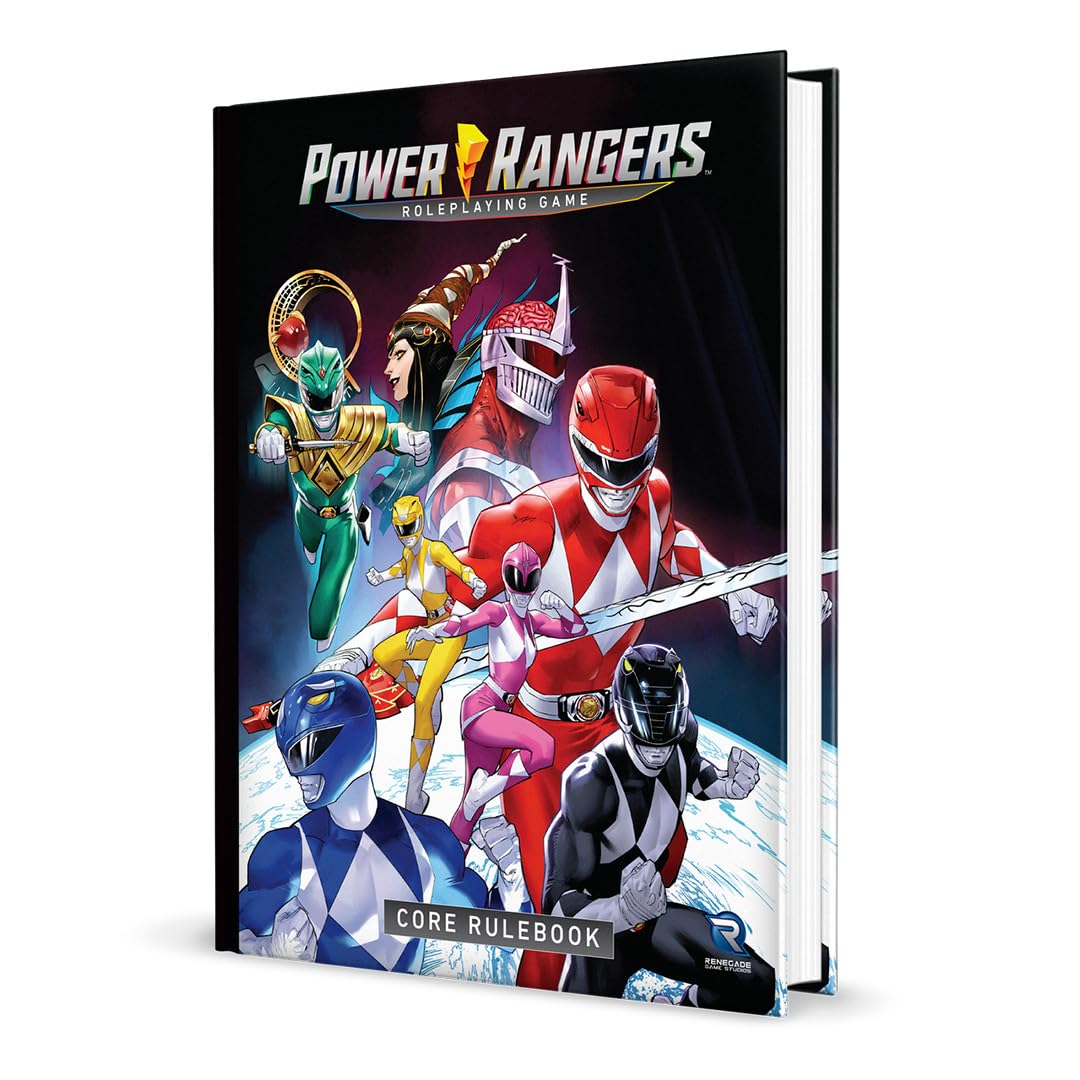 Renegade Game Studios Power Rangers Roleplaying Game Core Rulebook, Hardcover Full Color 260 Pages Ages 14+