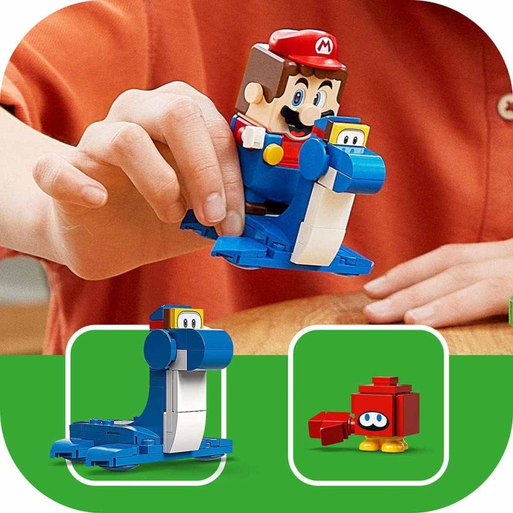 LEGO 71398 Super Mario Dorrie's Seaside Expansion Set, Building Toy with Crab for Kids +6 Years