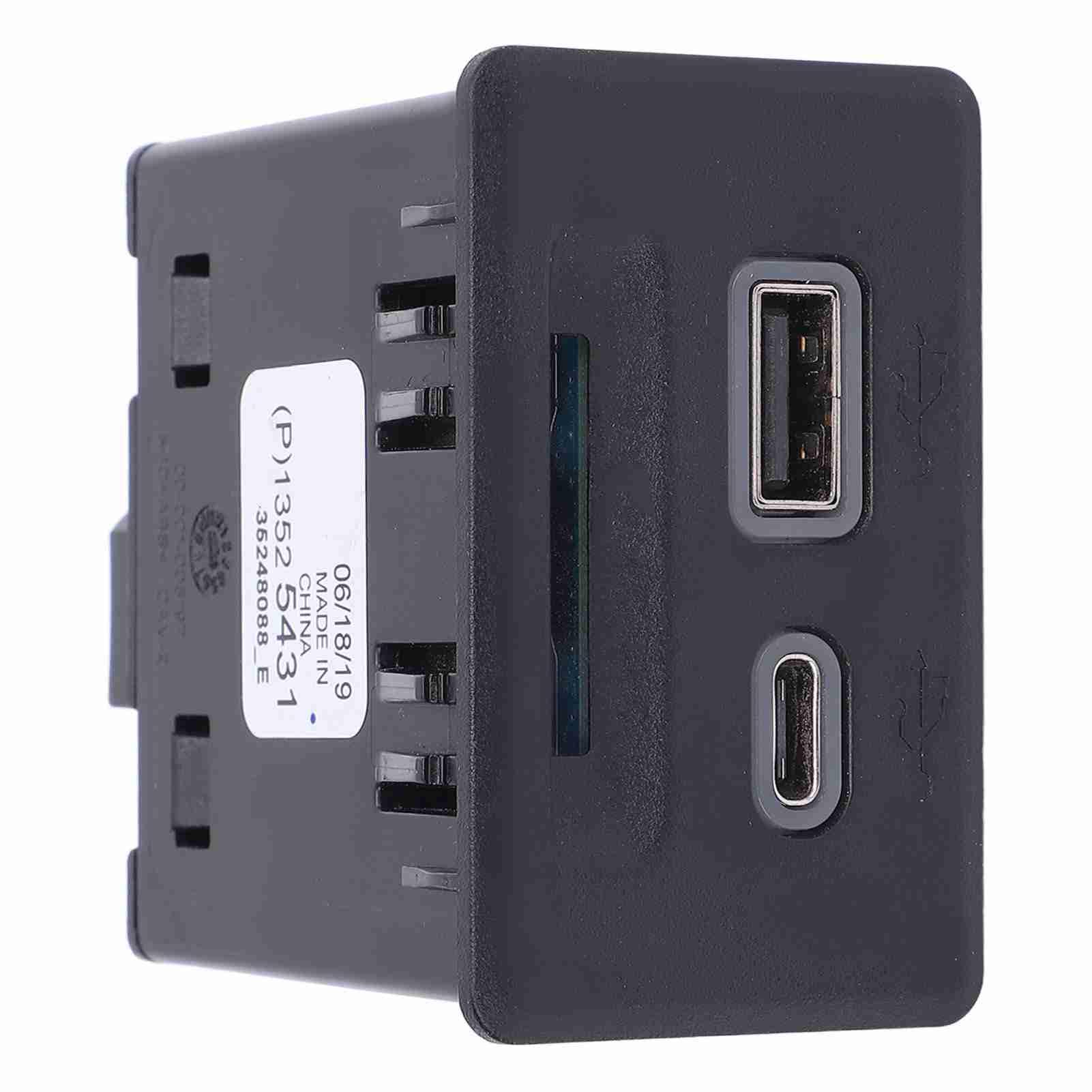 Conector USB de Consola Adaptador de Conector Auxiliar Diseño Duradero Plug and Play para CT6 XT4 XT6 XTS para una Fácil Conexión de Dispositivos
