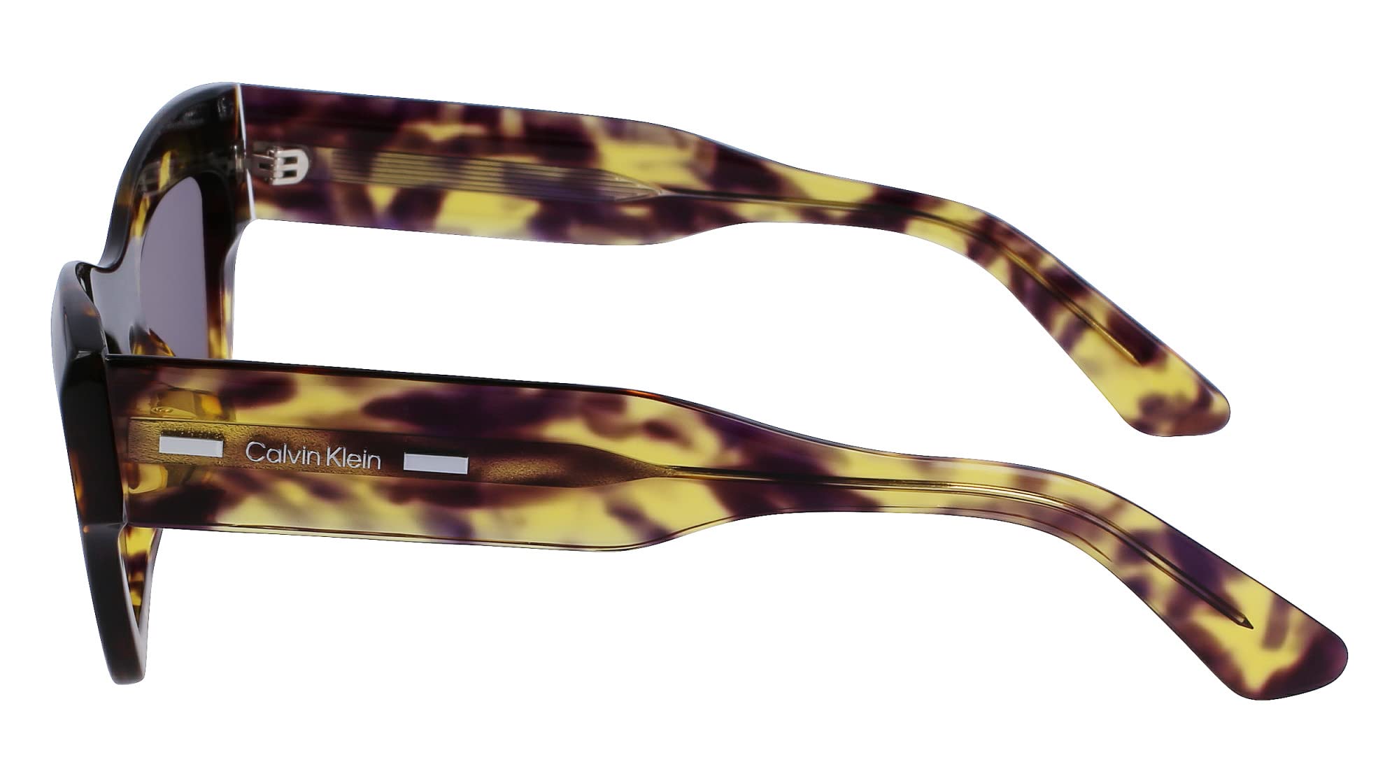 Calvin Klein Women's Sunglasses CK23503S - Purple Havana with Gradient Violet Grey Lens