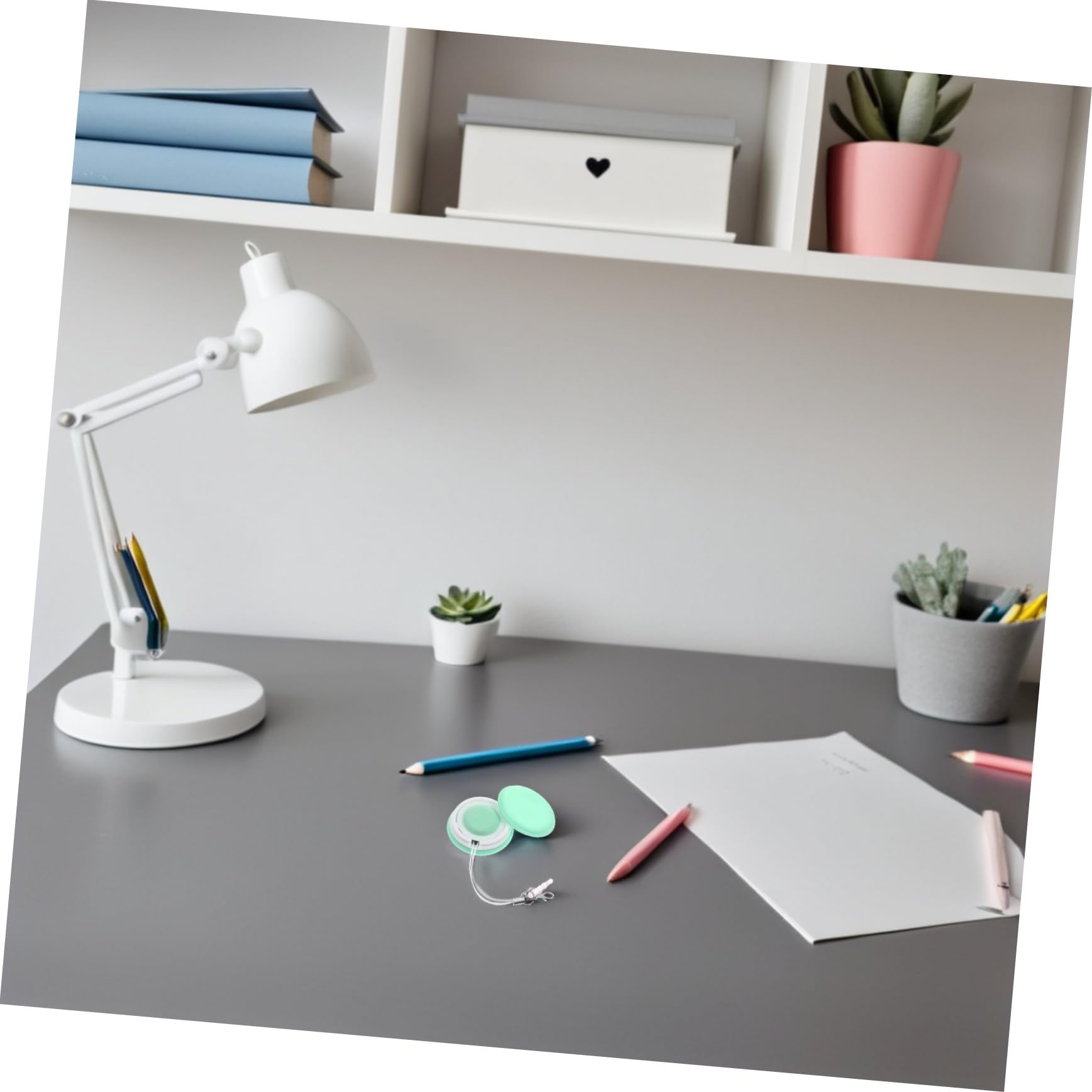 Panno Pulizia Schermo Macaron 4 Pezzi in Silicone e Pp con Coperchio | Laccetto e Gancio, per Tablet e Lenti Fotocamera, Rimuove Impronte, Aloni e Unto Colore Casuale