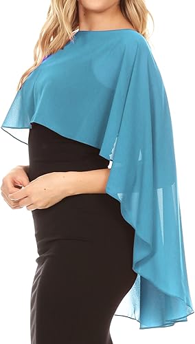 Miniatura 3 de Sakkas Anya - Capa de gasa suave para mujer, para boda, dama de honor, novia, bolero
