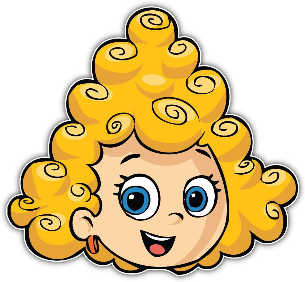 Deema Face Bubble Guppies Cartoon Vinyl Sticker Bumper