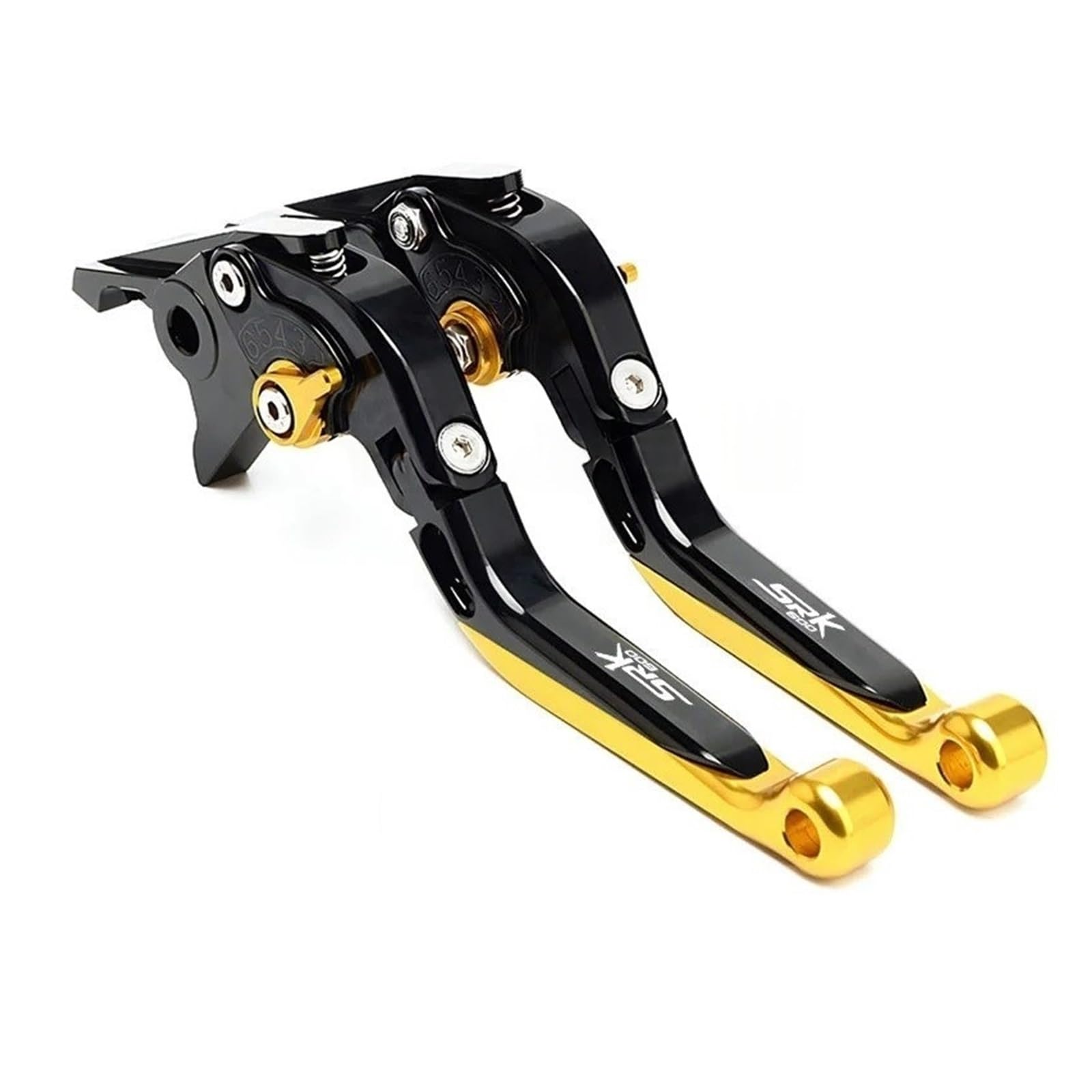WKDYRIWO for QJ QJMOTOR SRK600RS SRK600 SRK 600 600RR 600RS Parts Motorcycle CNC Accessories Extendable Adjustable Brake Clutch Levers Motorcycle Brake Clutch Levers