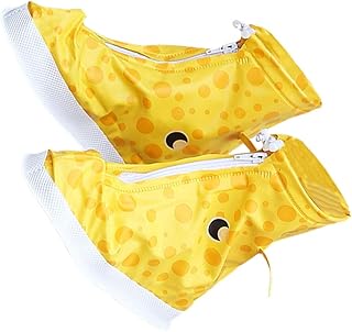 ABOOFAN Shoe Covers Waterproof Non Slip Shoe Protector Snow Overshoes for Children Kids Cycling Hospital