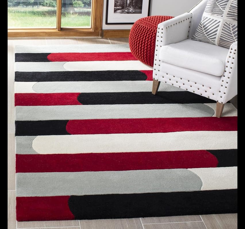 Image of Carpets and Rugs Woolen Thick Floral and Contemporary Designs for Area Rugs, Carpets for Living Room, Bedroom, Hall Size 8x10 feet