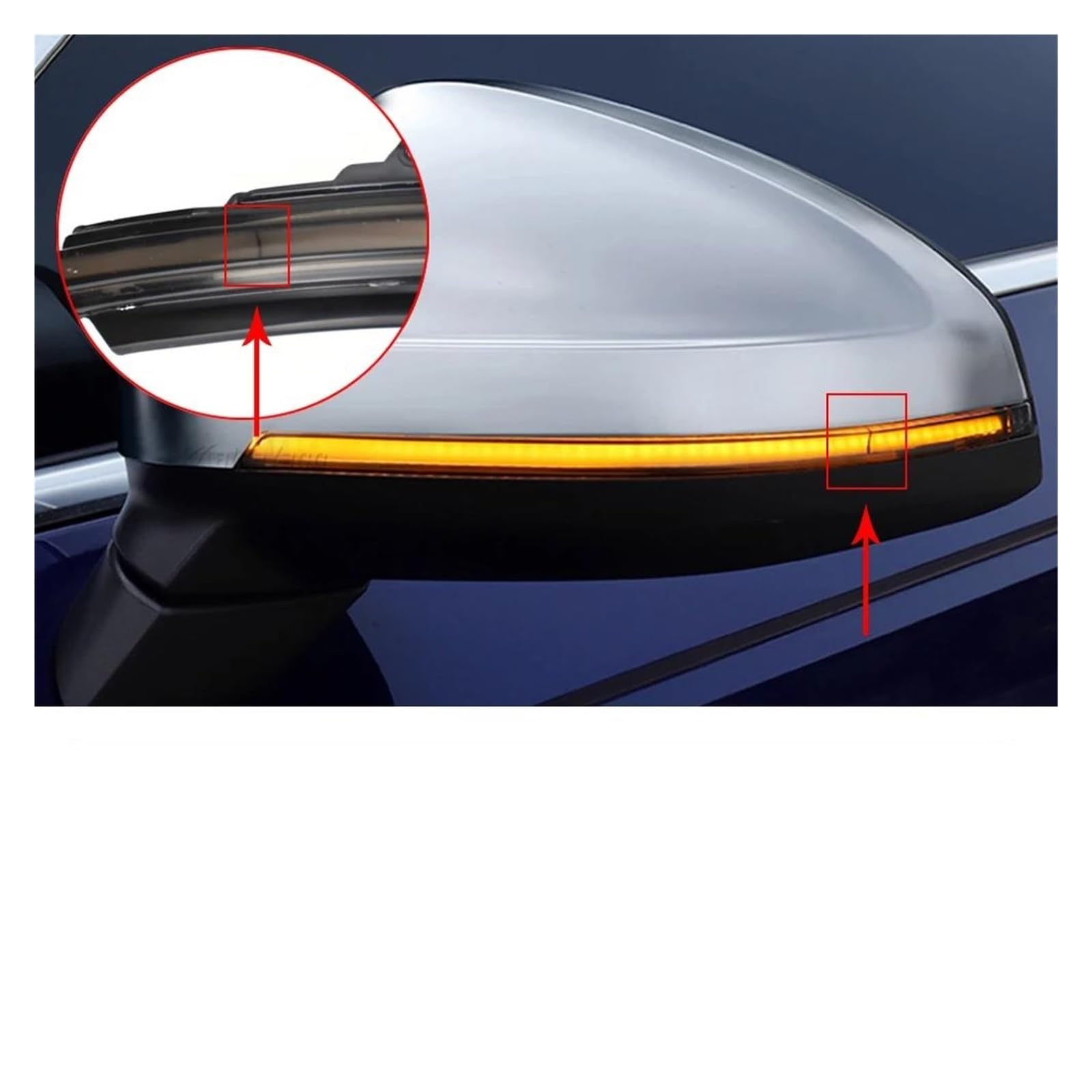 Feu Signalisation 2X Pour Peugeot 308 T9 II 2013 2014 2015 2016 2017 2018 2019 Clignotants LED Dynamiques Pour Rétroviseur Latéral Lumière Ambre Feu Clignotant