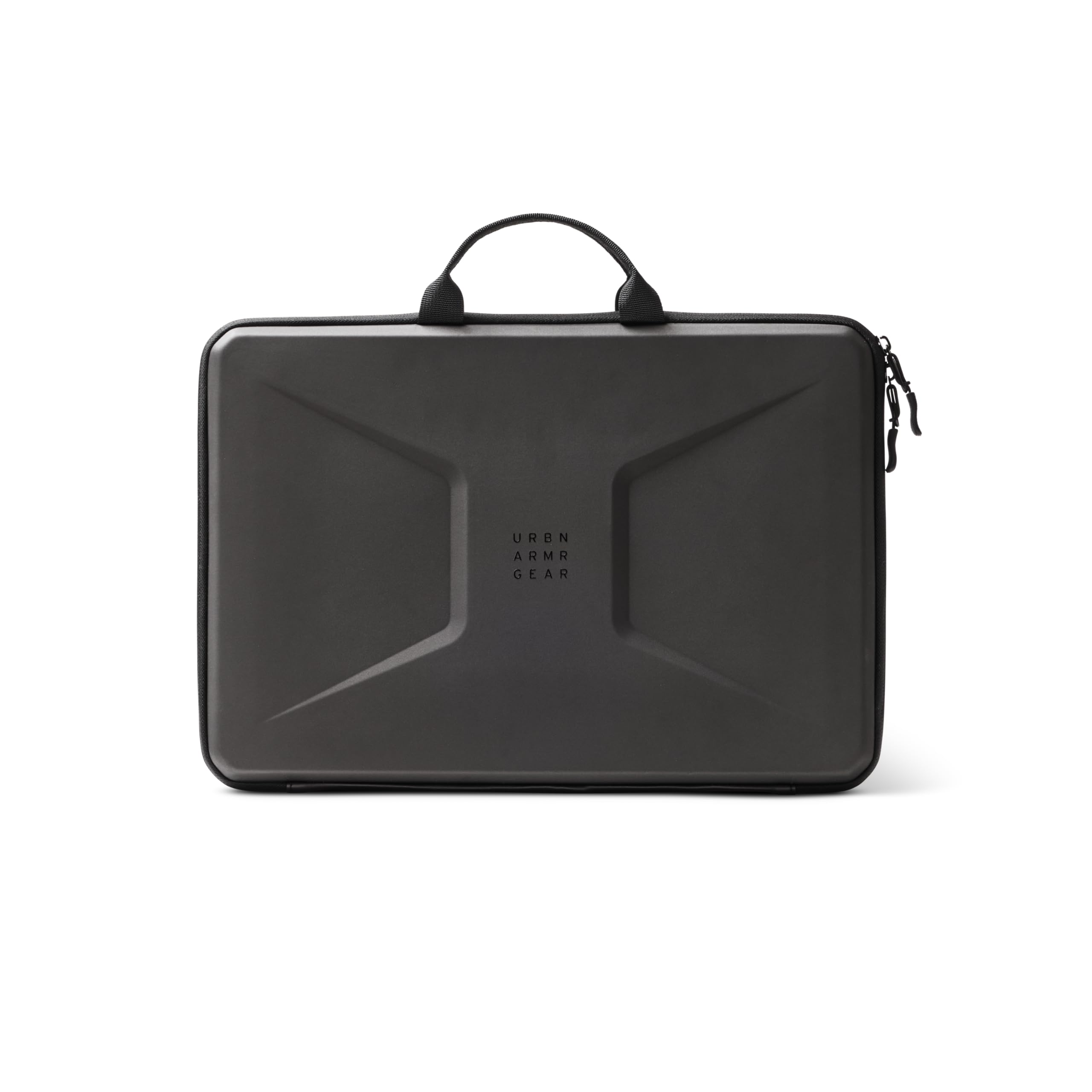 URBAN ARMOR GEAR Civilian Shock Sleeve Laptop-Tasche 15-16 Zoll (Tragegriff, Eva Case mit Mikrovelourslederfutter, Leichtgängige Doppel-Reißverschlüsse) schwarz