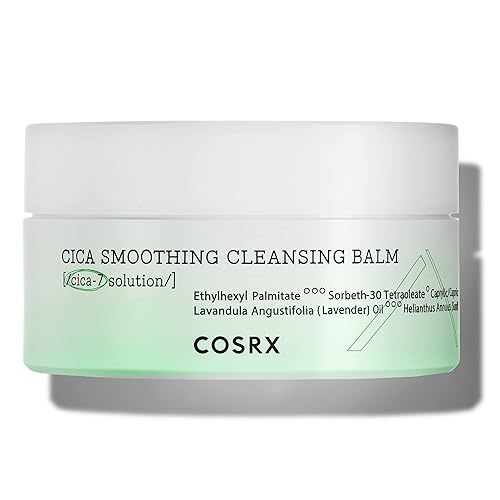 COSRX Pure Fit Cica - Bálsamo limpiador suavizante, 4.05 onzas líquidas 4.1 fl oz Limpieza profunda hidratante Meltaway para pieles sensibles