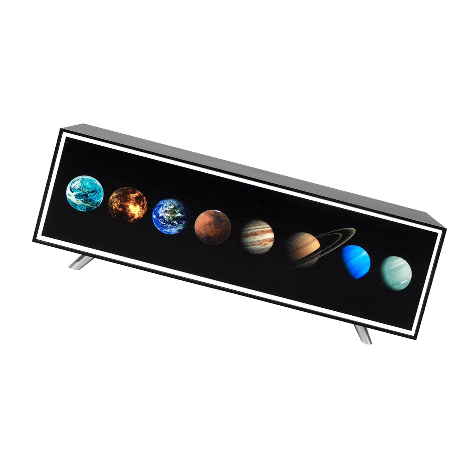 Hsioluted Dimmable Night Light Adjustable Brightness Soft Light Portable Bedside Decoration for Home Use Planet Pattern Night