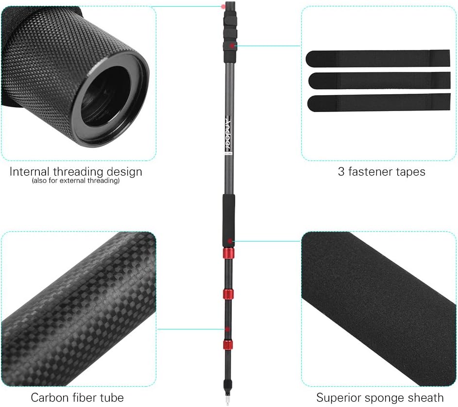 Flаѕh Dеаlѕ - 70% оƒƒ Andoer Telescoping Microphone Boom Pole Carbon Fiber, 4 Sections Stretchable Handheld Microphone Holder Pole Flash Light Boom Sound Recording Grip Support Rod (6.6lbs Load Capacity&9.8ft Max.Length) Frее Shірріng 🛒 Andoer Telescoping Microphone Boom Pole Carbon Fiber, 4 Sections Stretchable Handheld Microphone Holder Pole Flash Light Boom Sound Recording Grip Support Rod (6.6lbs Load Capacity&9.8ft Max.Length)