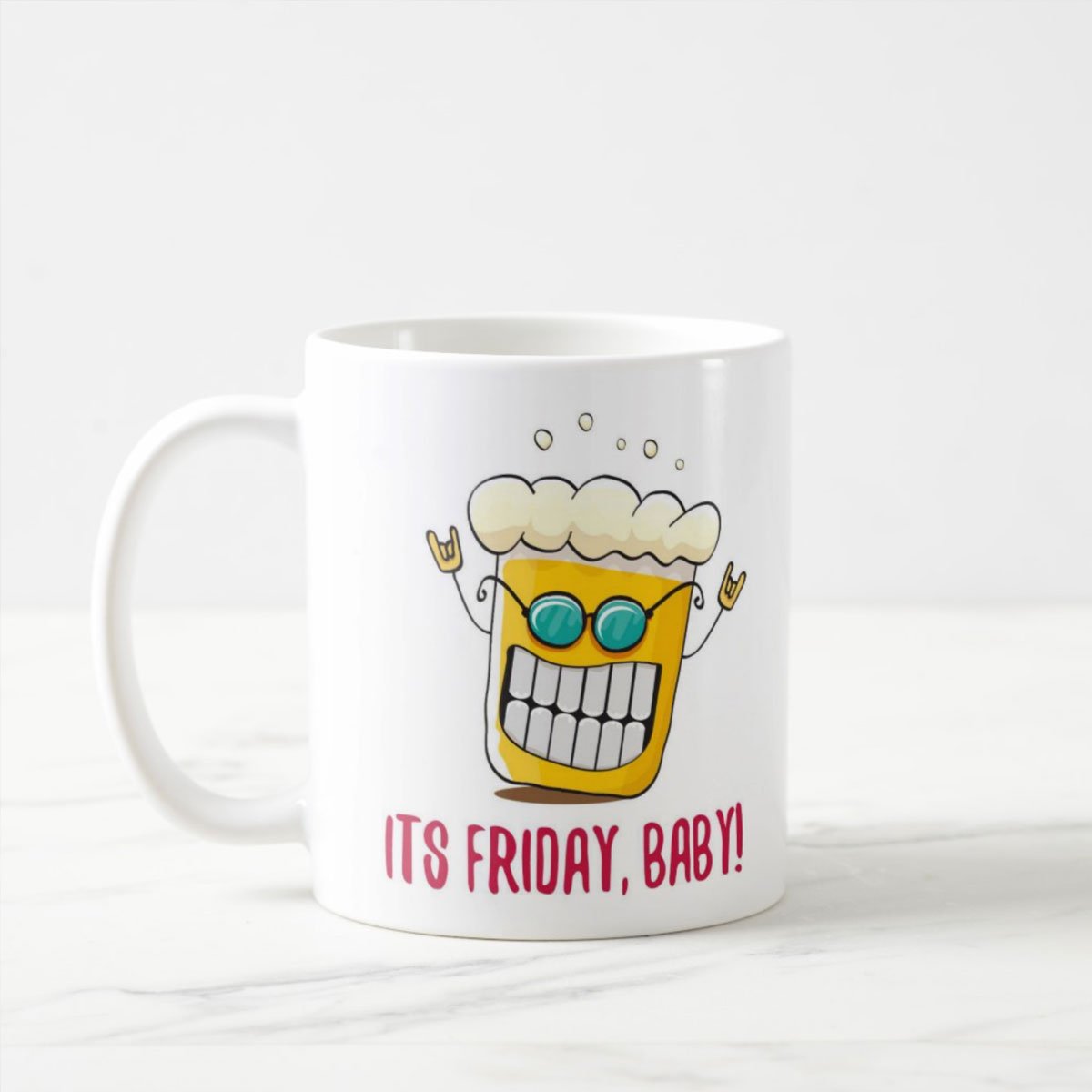 Giftcart Friday Baby Ceramic Mug|Coffee Mugs|Printed|Microwave Safe