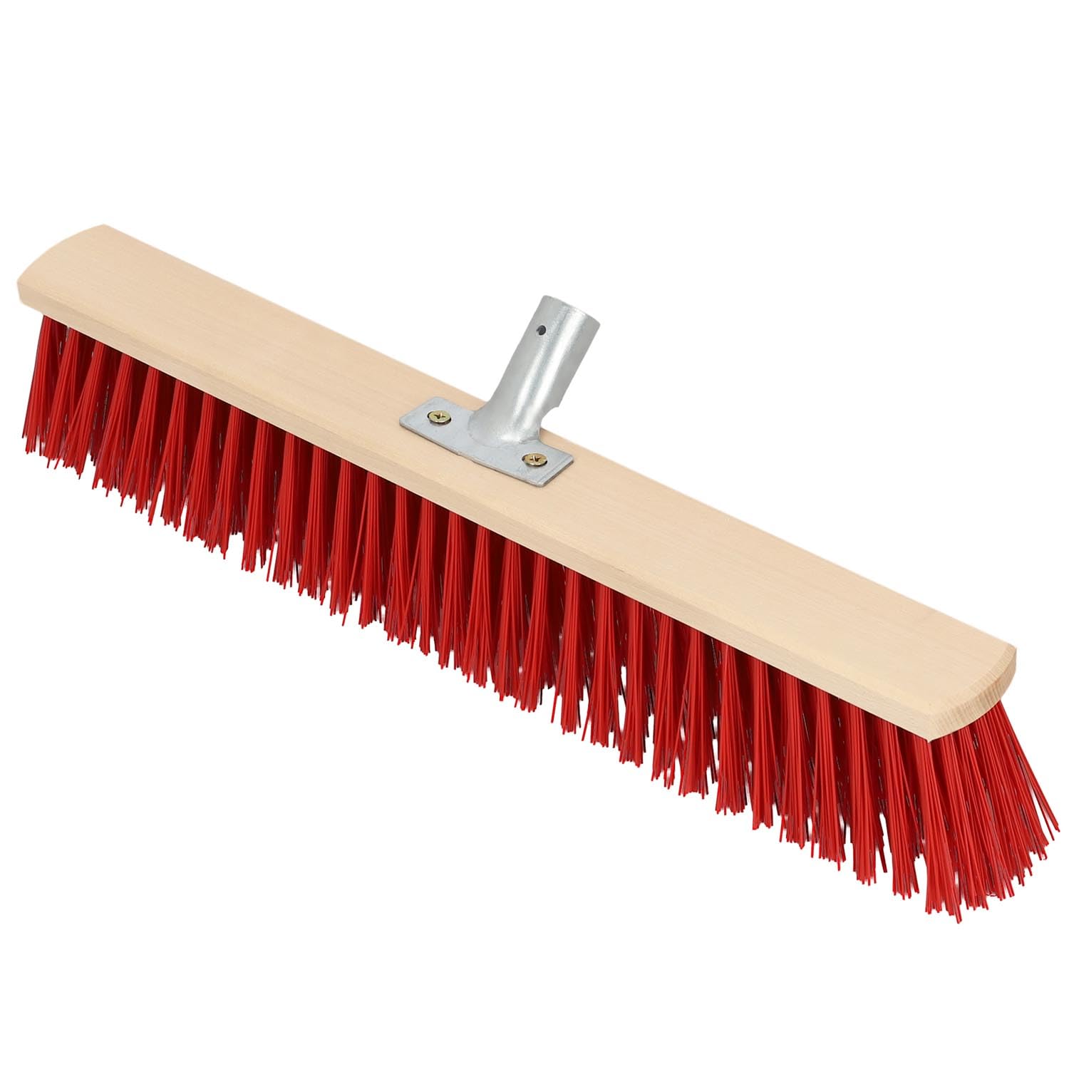 KOTARBAU® Straßenbesen - Industriebesen – 55 cm - Kehrbesen - Straßenkehrer – Holzbesen für Laub - mit Nylonborsten - Gartenbesen - Besen ohne Stiel