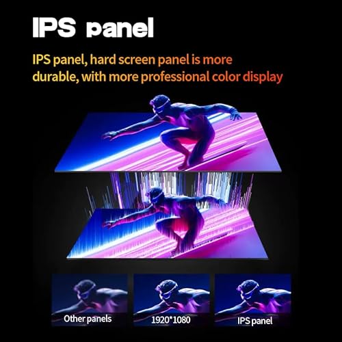 Gawfolk 24,5 Zoll Gaming Monitor mit Lautsprechern, 200 Hz PC Bildschirm FHD 1080P Rahmenlose Computermonitore, DisplayPort, HDMI, Augenpflege