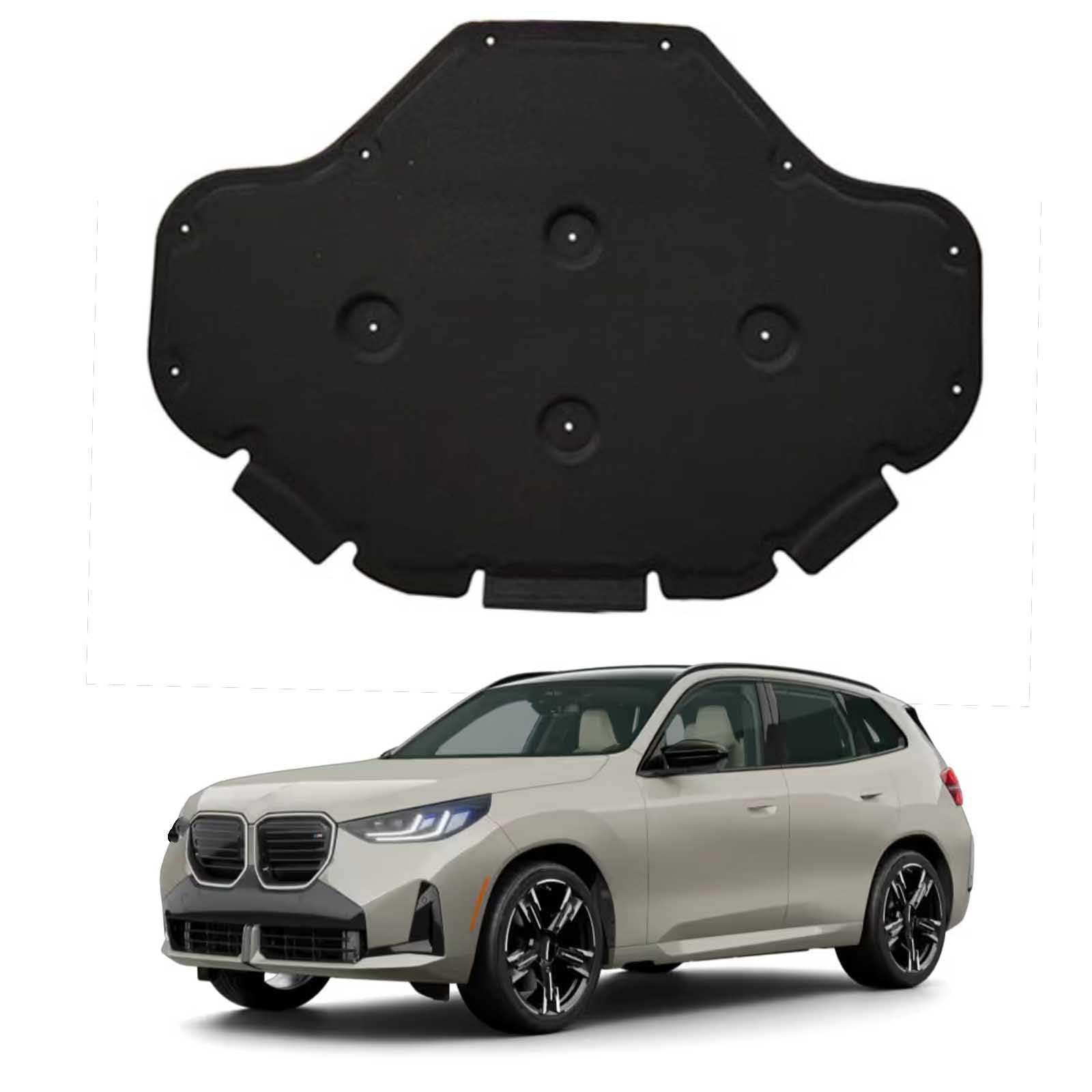 Tapis insonorisant moteur BMW X3L 2025 avec isolation thermique ignifuge