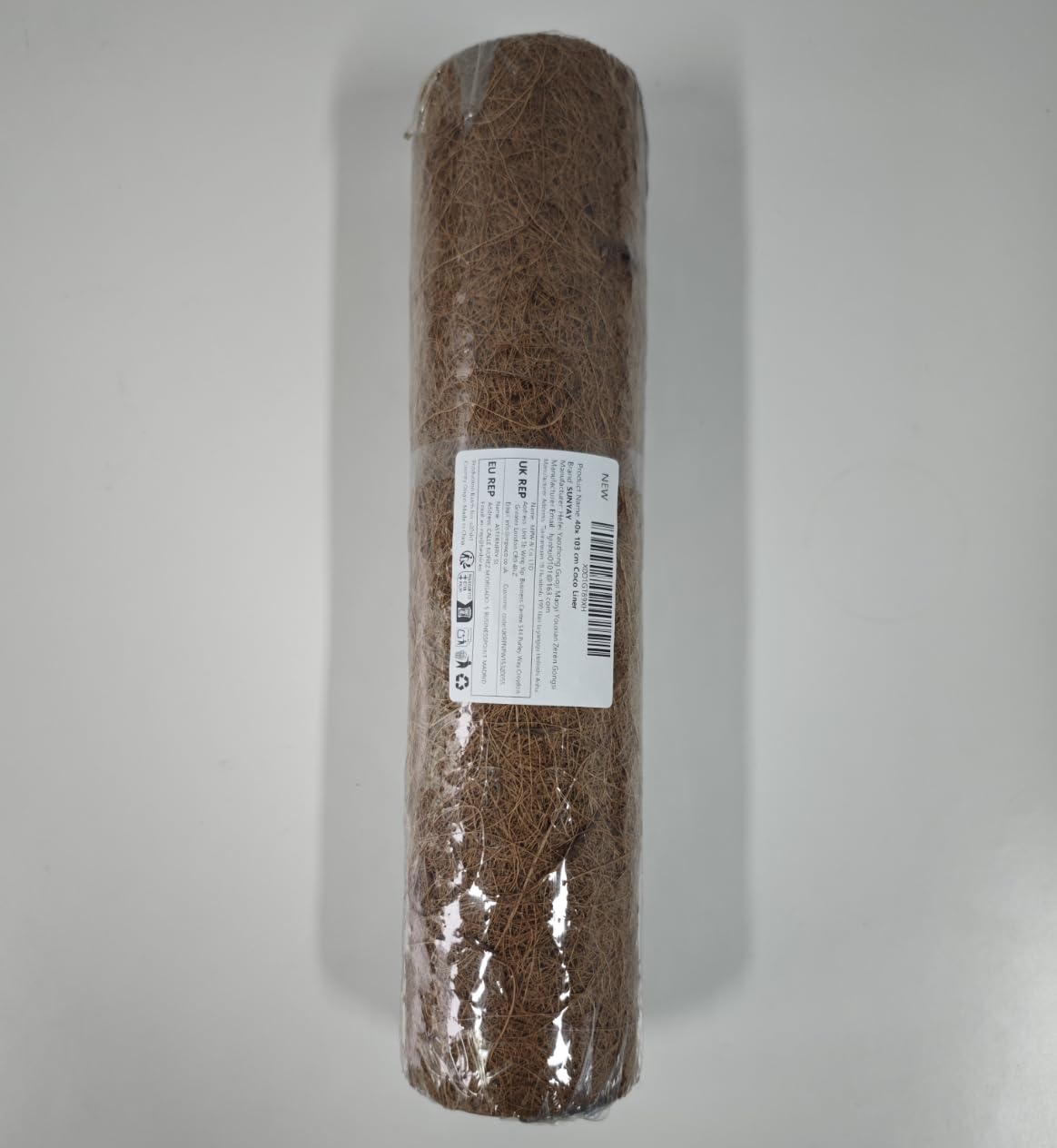 SUNYAY Litière Fibre de Coco Naturelle 40x100 cm Terrarium Reptiles