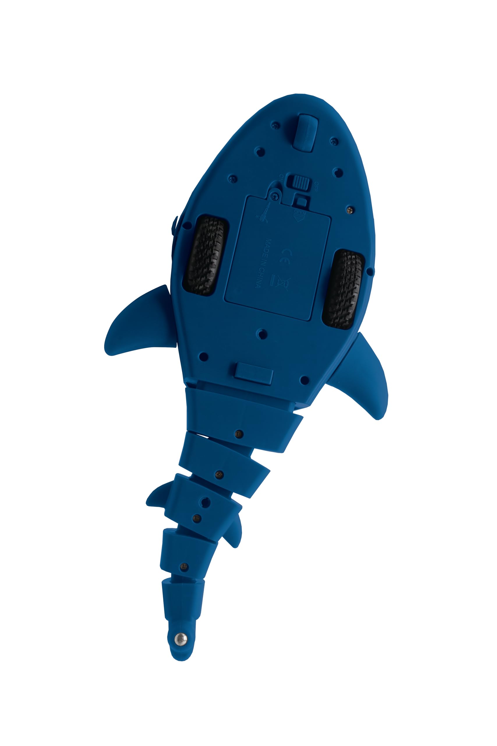 Lexibook - Crazy Shark - Telecomando Shark, Fino a 5 km/h (3mph), Modalità di caccia e danza automatica, programmabile, effetti musicali, Blu, SHARK01