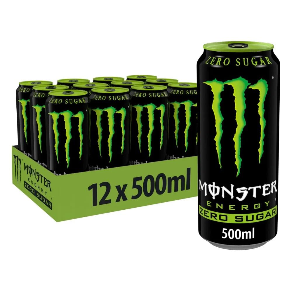 Monster Energy Zero Sugar Drink 500ml (Pack of 12) – Sugar-Free Energy Boost with Caffeine, Taurine & B-Vitamins | Bold Taste, Zero Calories (Imported-USA)-image-32