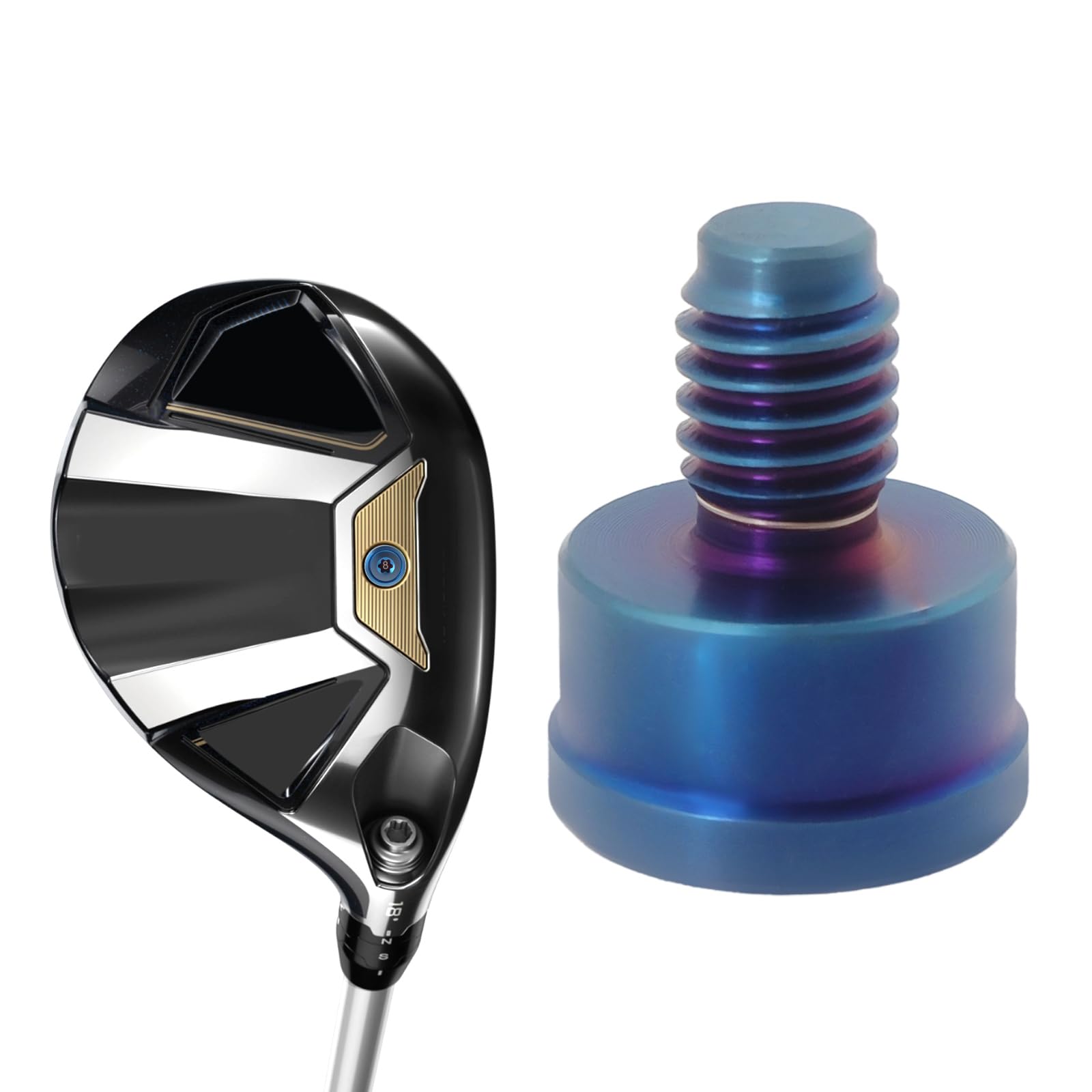 1 x Golfgewicht-Schraube, Golfgewicht, kompatibel mit Callaway Paradym Ai Smoke Max Triple Diamond Driver, blau