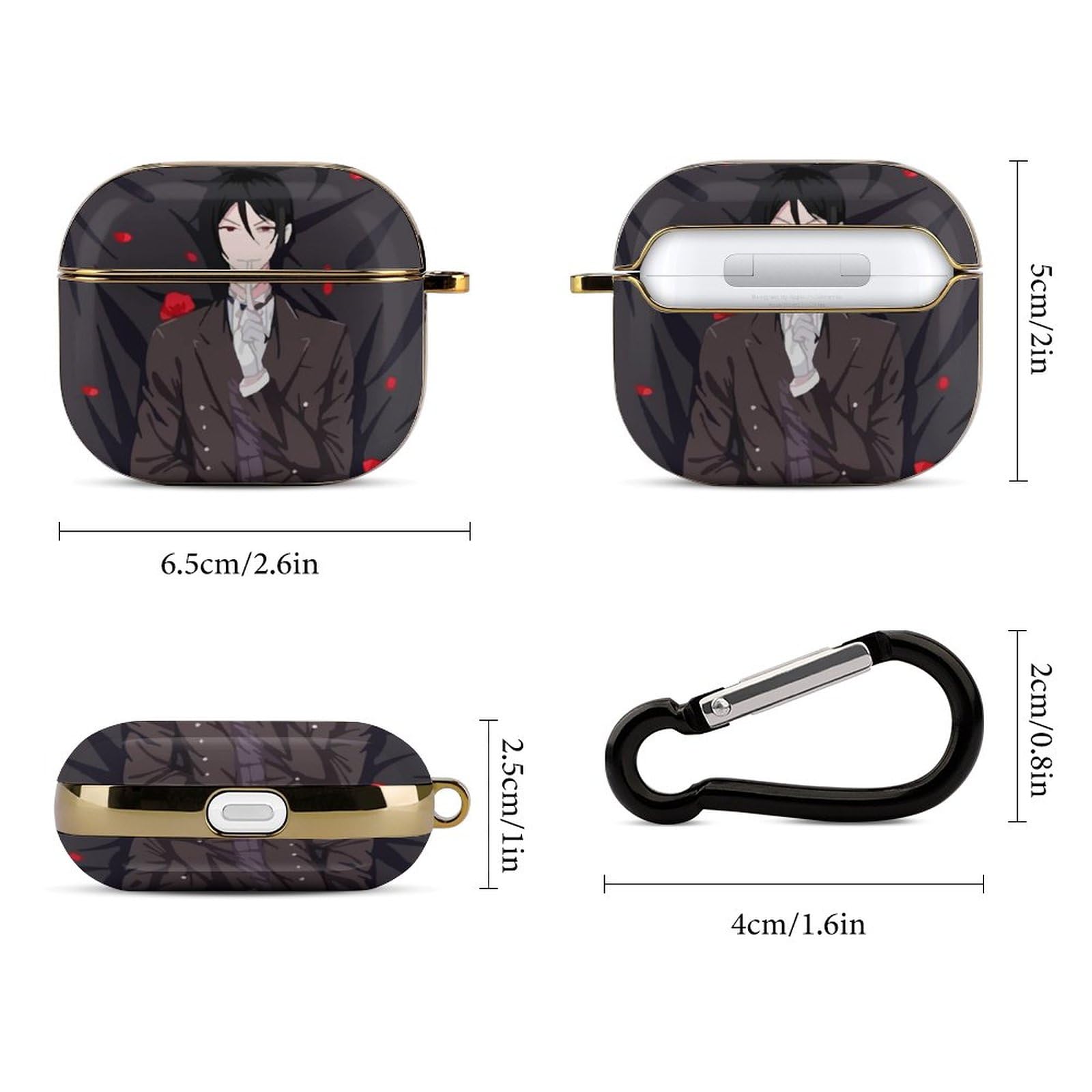 黒執事レア商品❣️イヤホン&充電器&透明ケース付き❣️ アニメ『黒執事 -寄宿学校編-』録り下ろしボイス搭載ワイヤレス