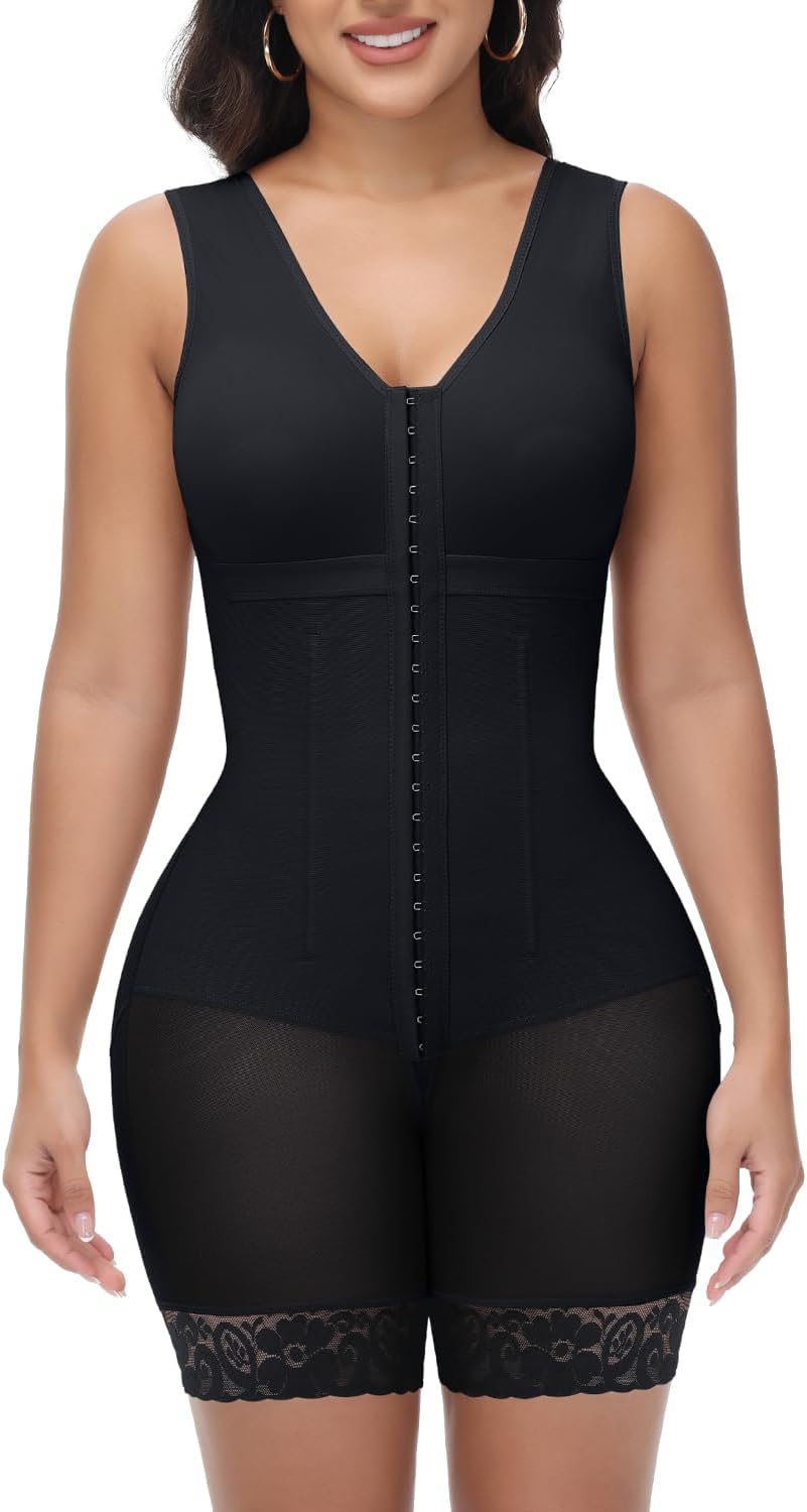 SHAPSHE Fajas Colombianas Moldeadoras Shapewear for Women Tummy Control Full Body Shaper Post Surgery Compression Garment