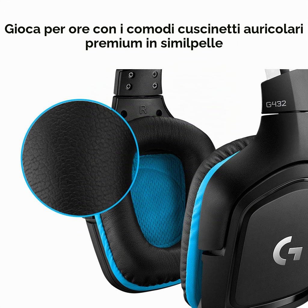 Logitech G432 Wired 7.1 Headset