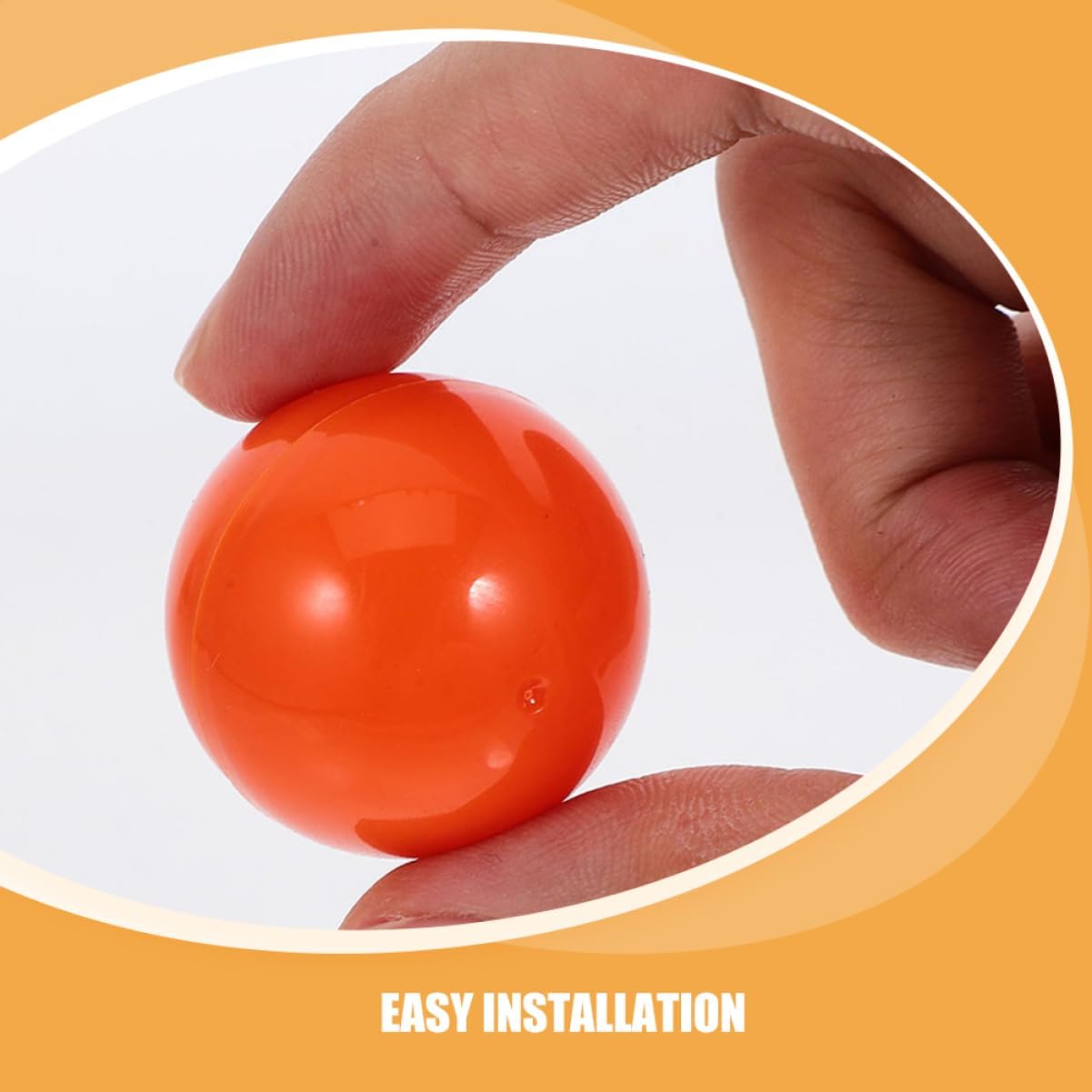 YARNOW 50pcs Openable Plastic Bingo Balls Funny Lottery Balls for Parties Events Team Activities Reusable Raffle Accessories for Fair Draws and Group Engagement