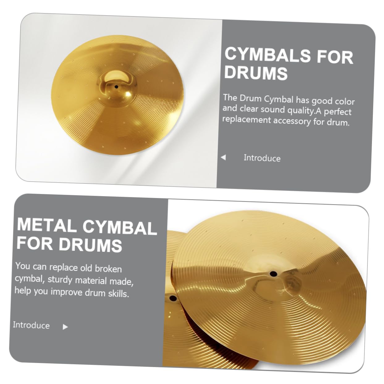 Abaodam Drum Part Hardware Electronic Drums Musical Instrument Accessory Cymbals